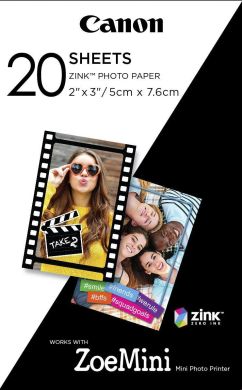 Фотопапір Canon Zink для Zoemini 20 аркушів 3214C002