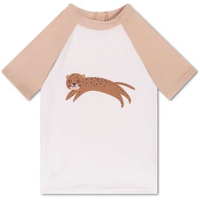 Футболка для купання короткий рукав Коричневий Леопард Animal 74/80 Swim Essentials 2024SE1469