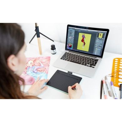 Графічний планшет Intuos M Bluetooth фiсташковий CTL-6100WLE-N