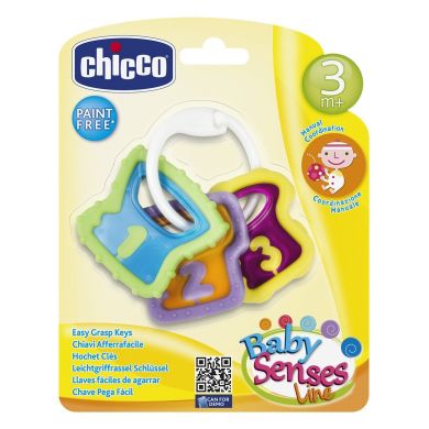 Іграшка-брязкальце Chicco Ключі 05953.00, Різнокольоровий