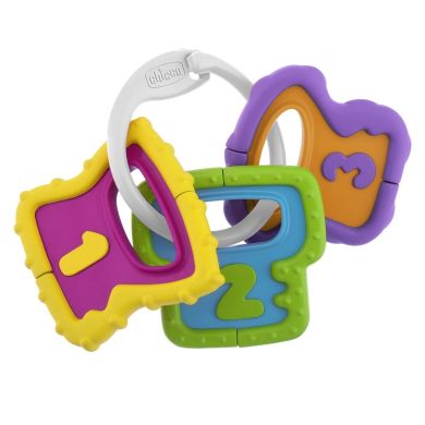 Іграшка-брязкальце Chicco Ключі 05953.00, Різнокольоровий