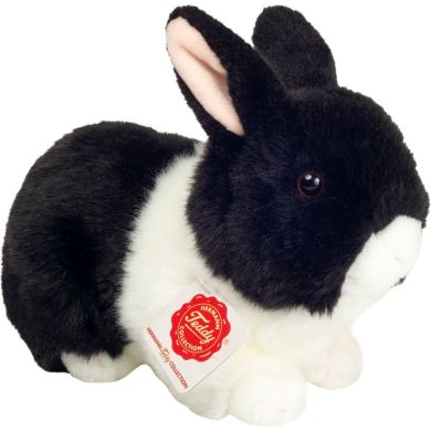 Игрушка мягкая Зайка вислоухая черно/белый 23 см Teddy Hermann 937340