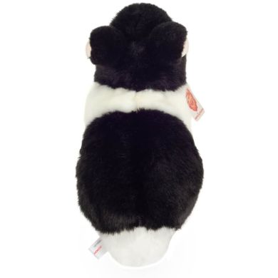 Игрушка мягкая Зайка вислоухая черно/белый 23 см Teddy Hermann 937340