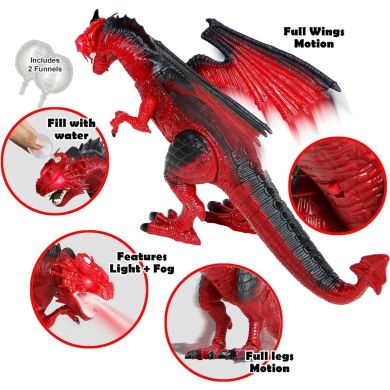 Іграшка Вогняний Дракон (спрей,звук, світло) д/к XIE SHENG TOYS RS6189A