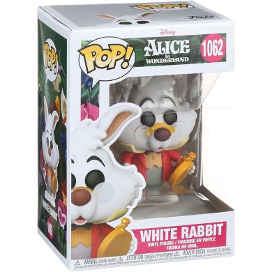 Игровая фигурка серии Алиса в стране чудес Белый кролик с часами Funko Pop 55739