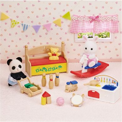 Ігровий набір Sylvanian Families Дитяча ігрова кімната з пандою і кроликом 5709