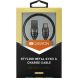 Кабель Canyon Type C USB 2.0 1 м, black-grey (Metallic shell; Power & data output 5V, 2A, OD 3.5mm) CNS-USBC5DG