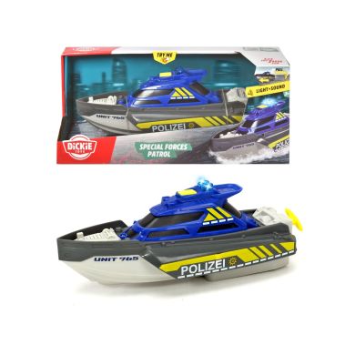 Катер Dickie Toys SOS Сили особливого призначення Поліція з ефектами 24 см 3714010