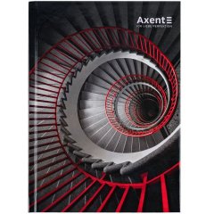 Книга записна R&B Ladder 8457-6-A, А5, 96 аркушів, клітинка, тверда обкладинка Axent 8457-6-A