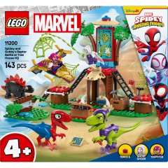 Конструктор Битва Павука та раптора Гоббі у штаб-будинку на дереві LEGO Spidey 11200