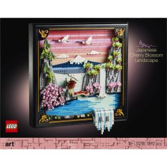 Конструктор LEGO ART Японський пейзаж із цвітом сакури 31218