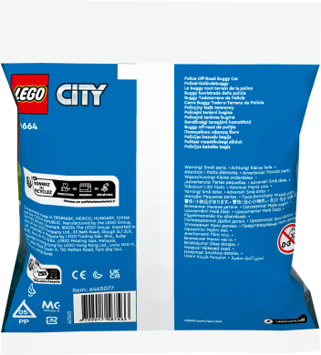 Конструктор LEGO City Полицейский баги для бездорожья 30664