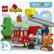 Конструктор LEGO DUPLO Town Пожежна машина зі шлангом і пожежником 10473