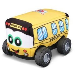 Машинка іграшкова Моя перша м'яка машинка Шкільний автобус Bb Junior 16-89052, Жовтий