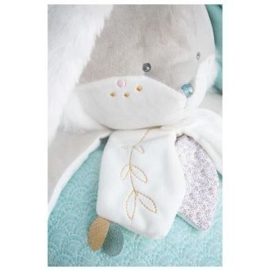 Мягкая игрушка Doudou Кролик голубой 38 см DC3496