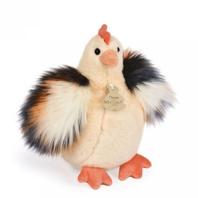 Мягкая игрушка DouDou Курочка ПОЛЕТТА бежевая, 20 см, HO3162