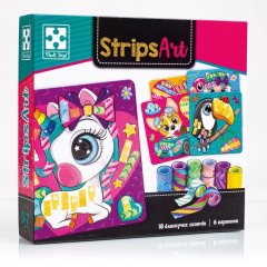 Набір для творчості Vladi Toys Стріпс арт Щасливі мордочки VT4433-13
