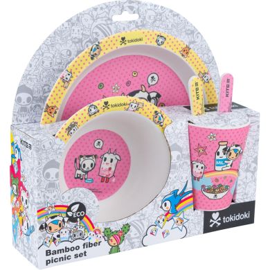 Набор посуды из бамбука tokidoki (5 предметов) Kite TK22-313