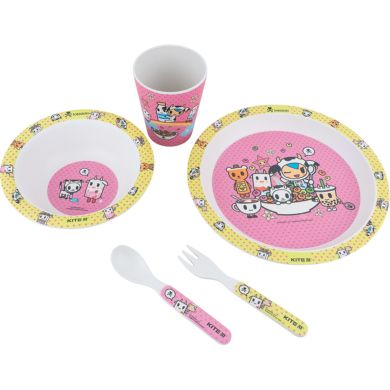 Набор посуды из бамбука tokidoki (5 предметов) Kite TK22-313