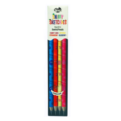 Набор из 4 ароматных карандашей Tinc Set of 4 Scented Pencils 4SCPNCMX