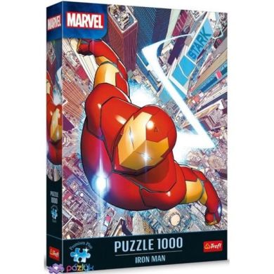 Пазлы 1000 Premium Marvel Heroes Железный человек Trefl 10862