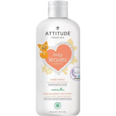 Пена для ванны Вaby Leaves Грушевый нектар 473 мл Attitude 626232483123