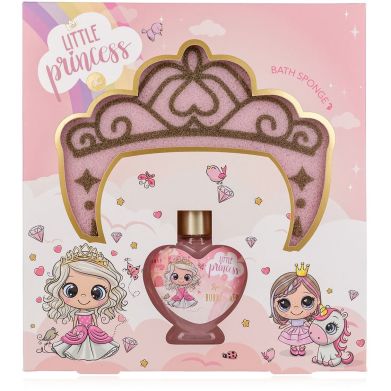 Подарунковий набір LITTLE PRINCESS (піна для ванни, губка у формі корони), папір. упак. ACCENTRA 4015953694189