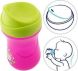 Поїльник-непроливайка Chicco Easy Cup від 12 місяців 266 мл Рожевий 06961.10.01, Рожевий