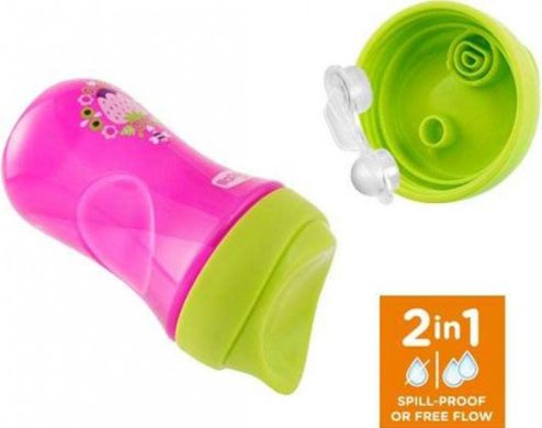 Поїльник-непроливайка Chicco Easy Cup від 12 місяців 266 мл Рожевий 06961.10.01, Рожевий