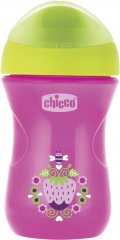 Поїльник-непроливайка Chicco Easy Cup від 12 місяців 266 мл Рожевий 06961.10.01, Рожевий