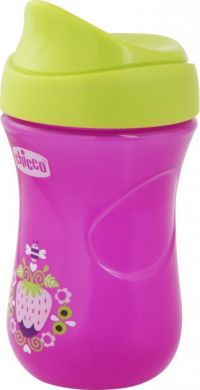 Поїльник-непроливайка Chicco Easy Cup від 12 місяців 266 мл Рожевий 06961.10.01, Рожевий
