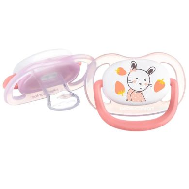 Пустушка силіконова BEBE CONFORT 2 шт PHYSIO AIR DUMMY GARDENER 0/6 рожева та жовта 3104201910