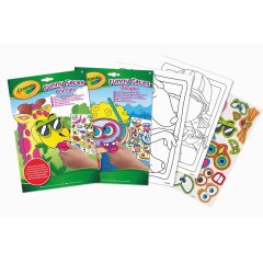 Розмальовка Кумедні тварини, 24 сторінки та додатково наліпки Crayola 25-7351-2