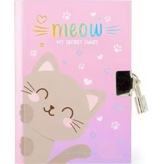 Секретний щоденник із замочком Котик Legami DIA0014