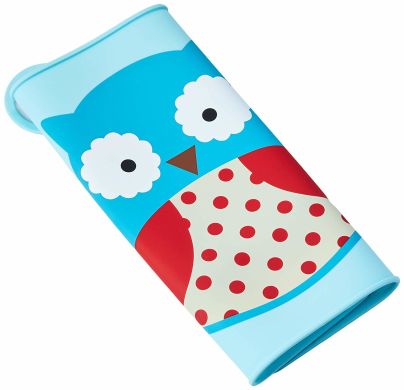 Силіконова підставка під тарілки Skip Hop Совеня 252050, Блакитний