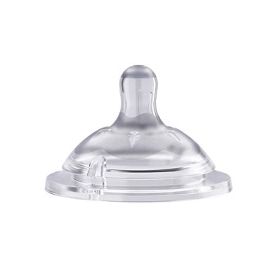 Соска силиконовая Natural Feeling (Step Up New), от 6 месяцев для каш, 2 шт Chicco 81057.20