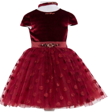 Платье детское р.2 Pamina Бордовое 19607