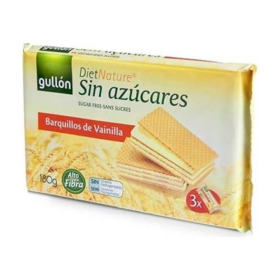 Вафли Gullon Diet Nature &laquo;Ваниль&raquo; без сахара, 180 г T5938 8410376059380