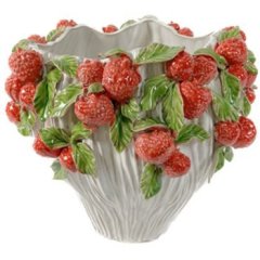 Ваза бежевая STRAWBERRY, керамика, D38x33см Fancy home collection 270-242