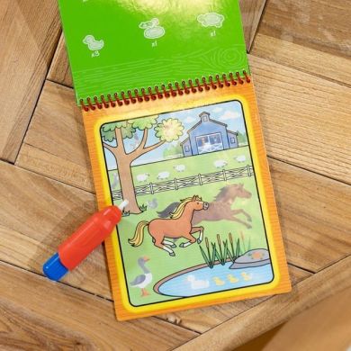 Водная раскраска с ручкой "Ферма" Melissa & Doug SM93200/6074888
