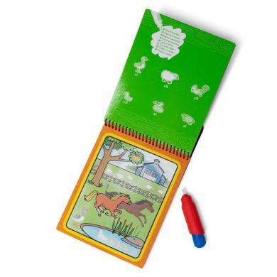 Водная раскраска с ручкой "Ферма" Melissa & Doug SM93200/6074888