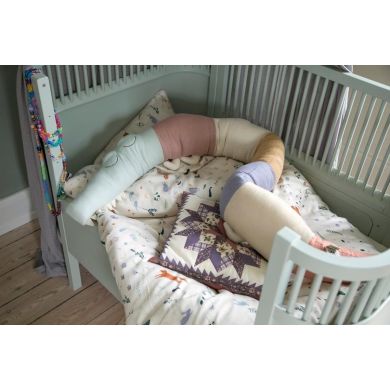 Вязаная игрушка-подушка Спящий Крокодил Мечта Sebra 190 см 300120022
