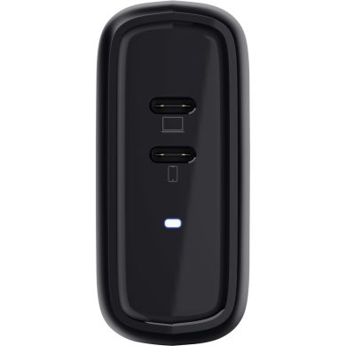 Зарядний пристрій мережевий Trust Maxo 65Вт, 2xUSB-C PD, чорний 25380_TRUST