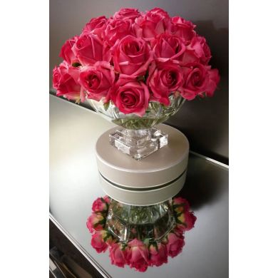Аромат для дома Букет троянд Magenta у вазі Centrepiece&SILVER Cote noire CPRB07