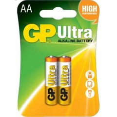 Батарейка GP Ultra Alkaline 1,5V (LR6) лужна 15AUETA21-2BC2 блістер 2 шт в упаковці