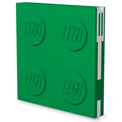 Блокнот з ручкою LEGO Stationery Deluxe зелений 4003064-52443