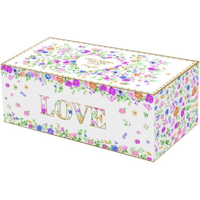 Чашка 320 мл с блюдцем 23x12см с ручкой в ​​форме сердца MON AMOUR POZZI MILANO 3114MAMO