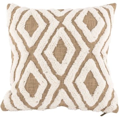 Декоративная подушка SAHARA CONTRAST 45x45 см, песочный Tiseco 3493SAND