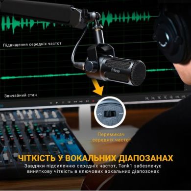 Динамічний XLR Мікрофон Fifine Tank1