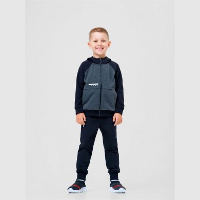 Спортивний костюм дитячий Smil 134 Темно-сірий меланж 117229